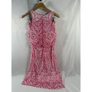 House of Harlow 2pc pink/white mesh skirt and top set Size Large